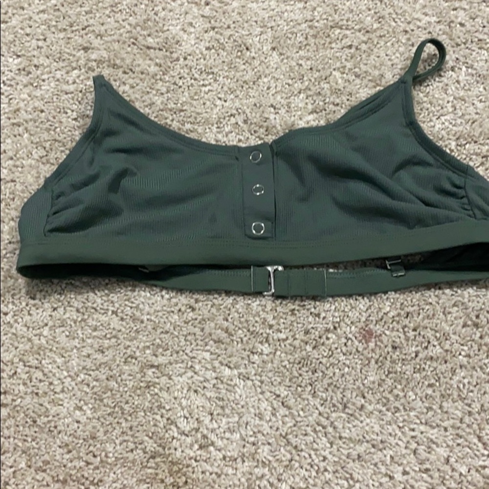 green bikini top